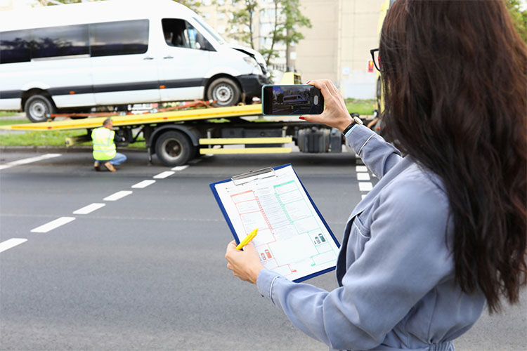 work truck insurance adjuster
